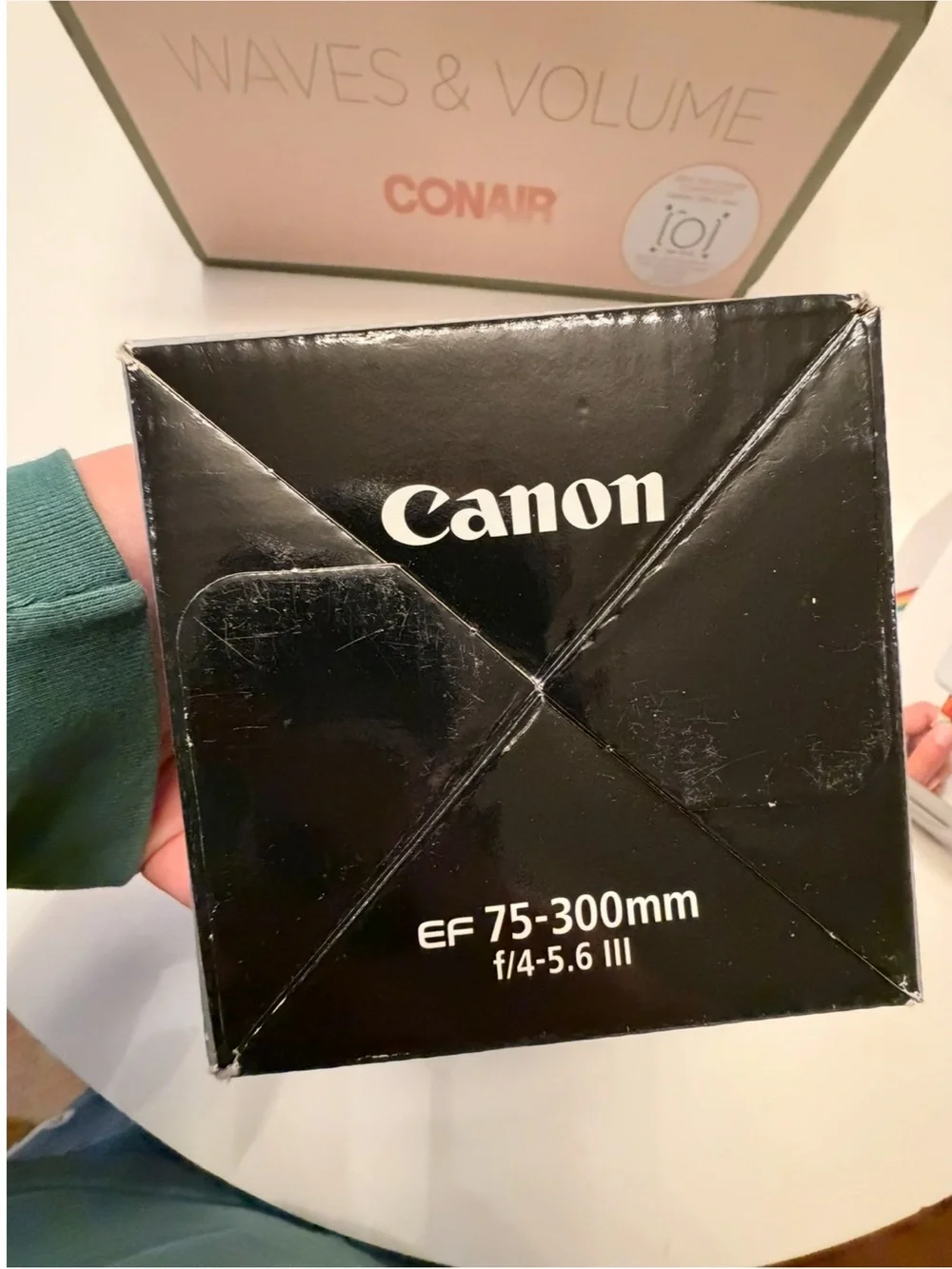 Canon Black 75-300mm Telephoto Zoom Lens (Boxed Image)